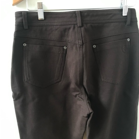 Simon Chang - EUC - Brown stretch Denim - Sz 10 - Picture 8 of 11